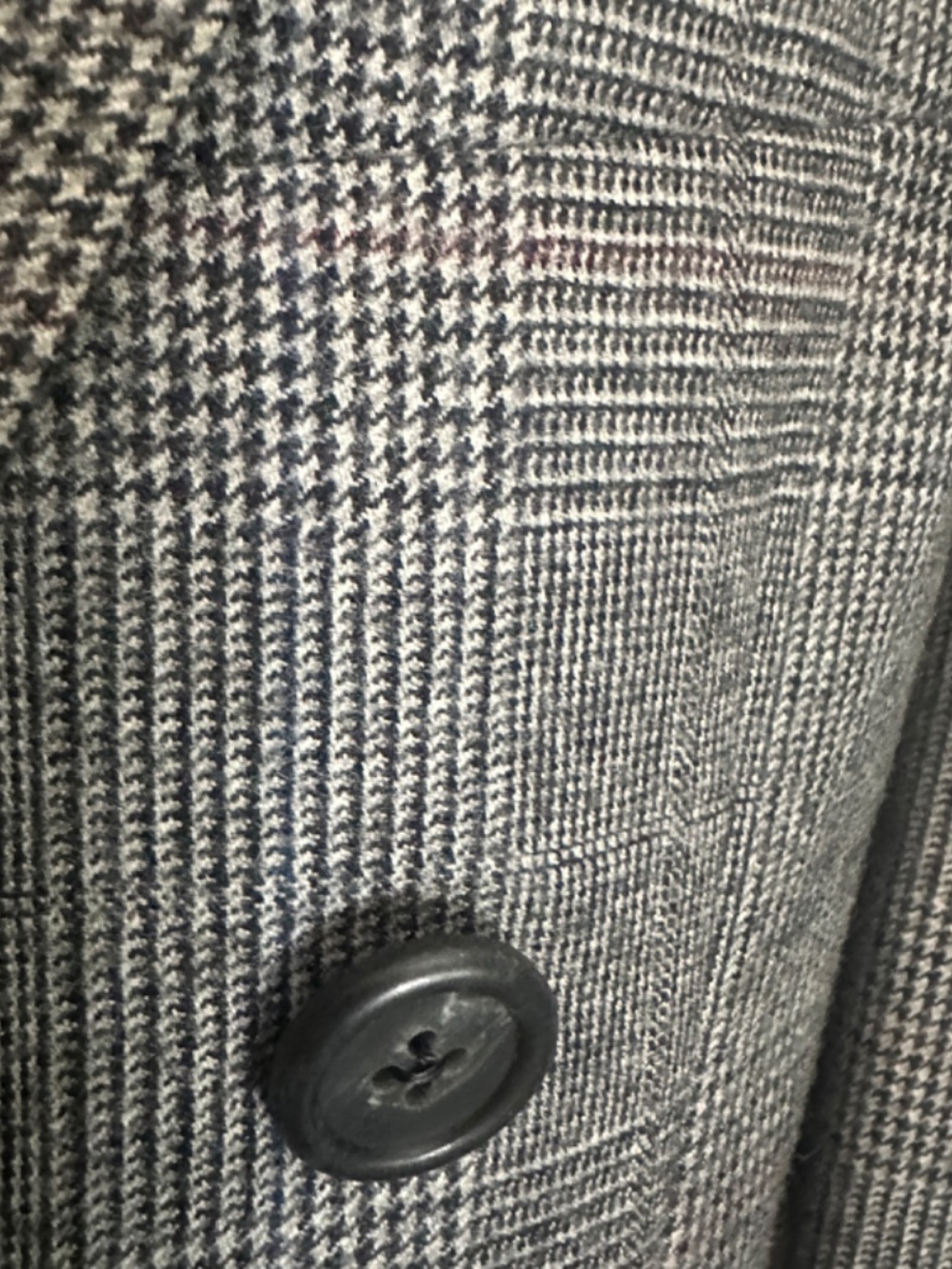 Burberry Double Breasted Blazer ~46R no size tag 100% wool Gently worn vintage - Picture 2 of 5
